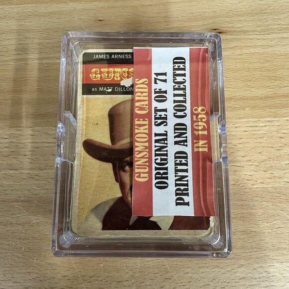 1958 Topps TV Westerns Gunsmoke Steve Mcqueen Complete set 71 Trading Cards - Picture 4 of 5